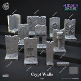 Crypt Walls 3D-printed model